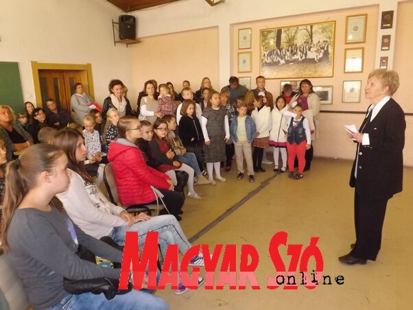 A szemle megnyitója (Szabó Anikó felvétele)