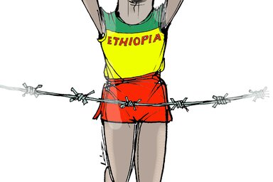 Léphaft Pál karikatúrája
