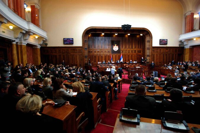 A legnagyobb, 138 tagú frakcióval a Szerb Haladó Párt rendelkezik majd a parlament új összetételében (Fotó: Beta)