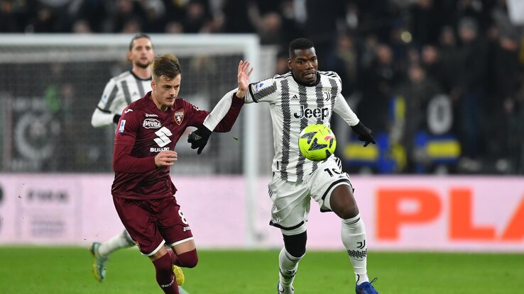 A súlyos térdsérülésből felépült Paul Pogba hét év után lépett fel újra Juve-mezben (Fotó: Getty Images) A súlyos térdsérülésből felépült Paul Pogba hét év után lépett fel újra Juve-mezben (Fotó: Getty Images)