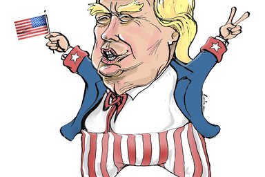 Léphaft Pál karikatúrája
