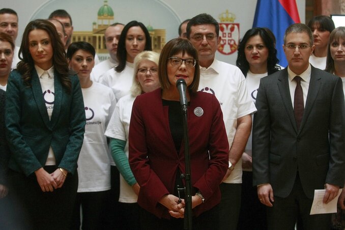 Maja Gojković: A családon belüli erőszak nemcsak személyes ügy, hanem az állam és a társadalom ügye is (Beta) Maja Gojković: A családon belüli erőszak nemcsak személyes ügy, hanem az állam és a társadalom ügye is (Beta)