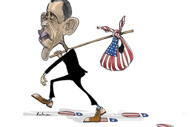 Léphaft Pál karikatúrája