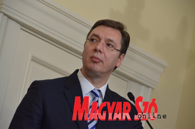 Aleksandar Vučić (Ótos András felvétele)