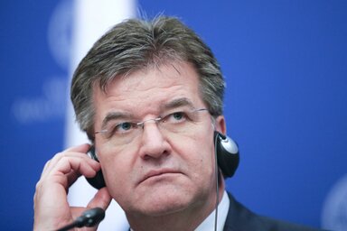 Miroslav Lajčák egyértelműen közölte, hogy nem szándékozik éveken át foglalkozni a kérdéssel, mielőbb megállapodást akar (Fotó: AP via Beta)