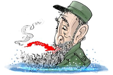 Léphaft Pál karikatúrája