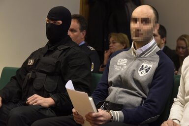 Ahmed H. az ítélethirdetéskor (Fotó: MTI)