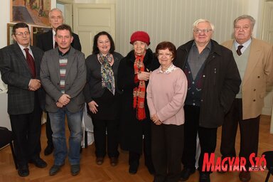 Szervezők és a barátok a Szirmai-díj átadásán (Fotó: Ótos András)