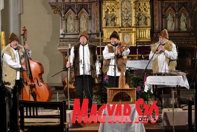 A Kaláka együttes tagjai Becze Gábor, Radványi Balázs, Major Gábor és Gryllus Dániel (Fotó: Kis Laura)