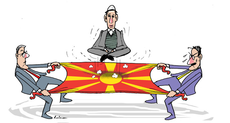 Léphaft Pál karikatúrája Léphaft Pál karikatúrája