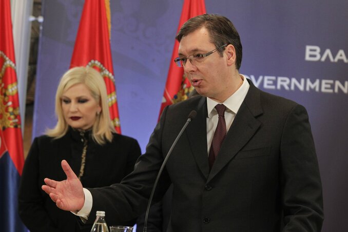 Évértékelőt tartott Vučić (Fotó: Beta)
