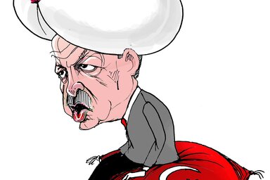 Léphaft Pál karikatúrája