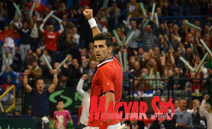 Novak Đoković (Ótos András felvétele) Novak Đoković (Ótos András felvétele)