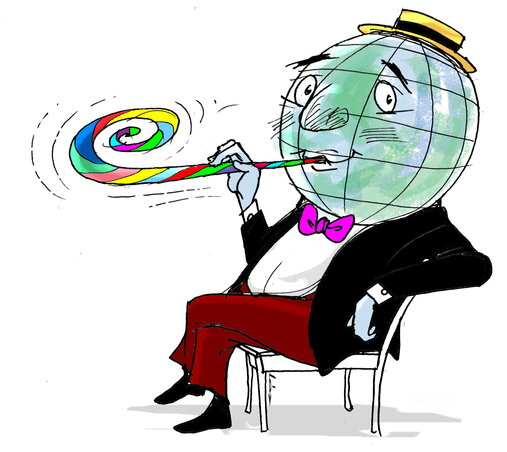 Léphaft Pál karikatúrája Léphaft Pál karikatúrája