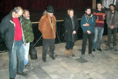 A film szereplői és a szerzői (Fotó: Kecskés István)