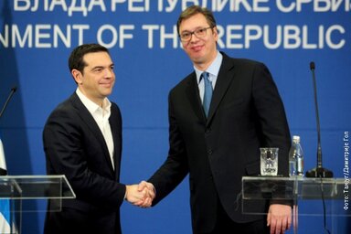 A két miniszterelnök (Fotó: Tanjug)