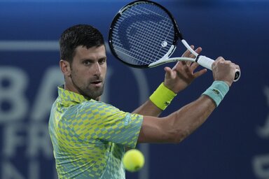 Đoković a vártnál könnyebben lépett túl Hurkaczon (Fotó: Beta/AP)