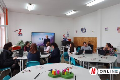 A kétnapos képzésen körülbelül 50 pedagógus vett részt (Kancsár Izabella felvétele)