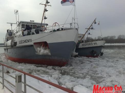 Mađarski ledolomac na delu