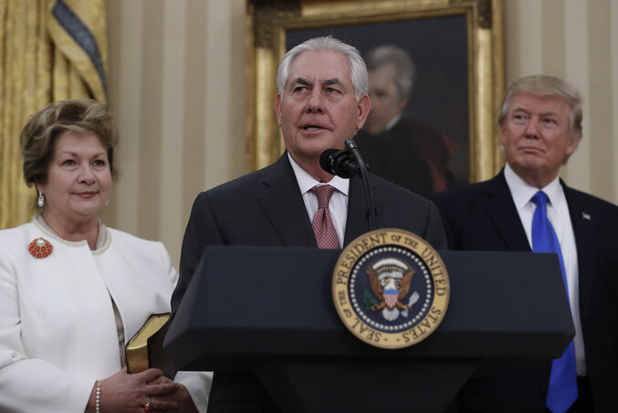 Rex Tillerson amerikai külügyminiszter (Fotó: Beta/AP)