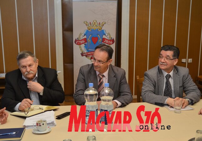 Kislinder Gábor, dr. Vickó Ferenc és dr. Agyánszki János (Lakatos János felvétele) Kislinder Gábor, dr. Vickó Ferenc és dr. Agyánszki János (Lakatos János felvétele)