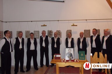 A csókai Rákóczi férfikórus fellépése (Kép: Horváth Zsolt)