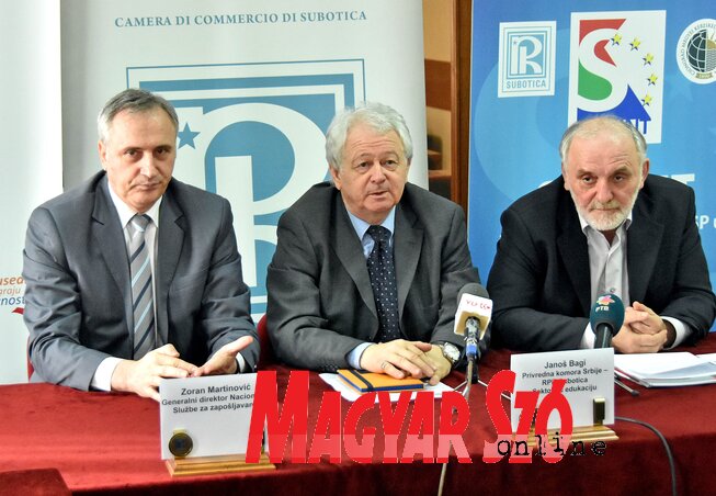 Zoran Martinović, Bagi János és Dušan Torbica (Fotó: Gergely Árpád) Zoran Martinović, Bagi János és Dušan Torbica (Fotó: Gergely Árpád)