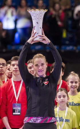 Babos Tímea a budapesti serleggel Babos Tímea a budapesti serleggel