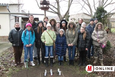 A Galanthus-Project 2020 elnevezésű projektum nyitónapján Topolyán (Sihelnik Ágnes felvétele)