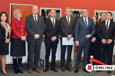 A tanácskozás kiemelt vendégei  (Fotó: Ótos András)