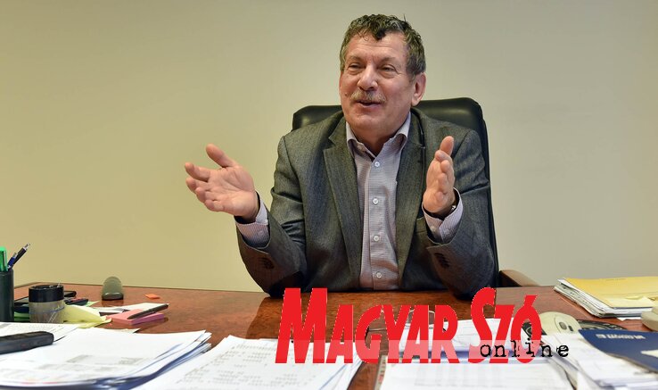 Nagy Sándor: A munkát élvezem, és azt, amikor sikereket érünk el (Ótos András felvétele) Nagy Sándor: A munkát élvezem, és azt, amikor sikereket érünk el (Ótos András felvétele)