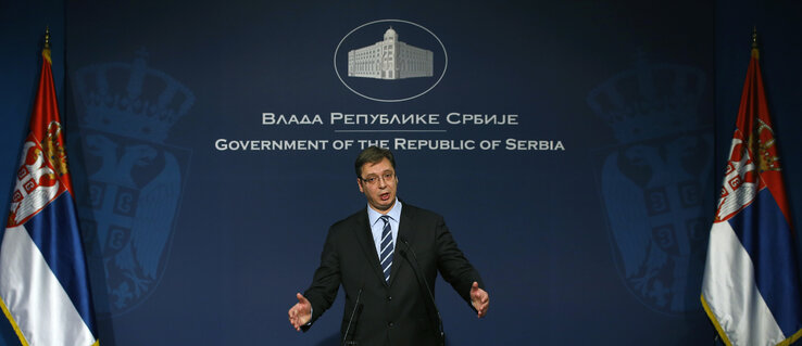 Aleksandar Vučić (Fotó: Beta)