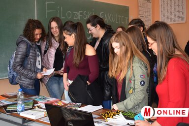 A diákok sok hasznos információhoz juthattak hozzá a rendezvényen (kép: Máriás Endre)