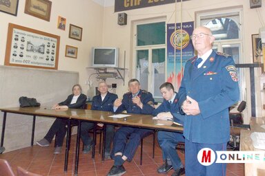 Molnár Gábor Gyula értékel a közgyűlésen (Horváth Zsolt felvétele)