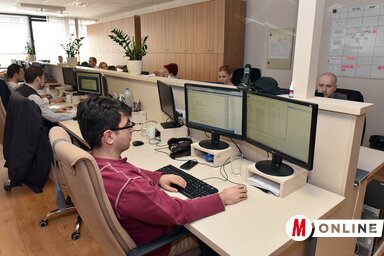 A cég fejlesztette ki az ADMS korszerű villanyáramforgalmazás-kezelési számítógépes rendszert (Fotó: Ótos András)