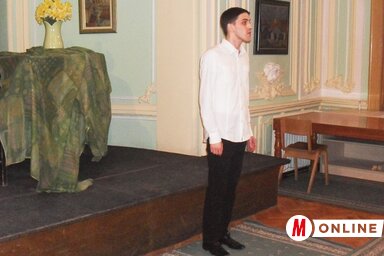 Rizsányi Attila Arany János V. László című balladáját szavalta (Fotó: Lukács Melinda)