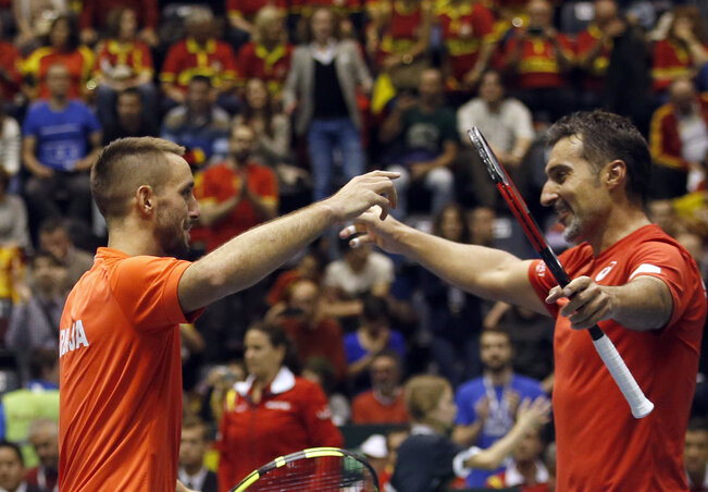 A Zimonji/Troicki páros ötjátszmás meccsen hozta meg a győzelmet Szerbiának A Zimonji/Troicki páros ötjátszmás meccsen hozta meg a győzelmet Szerbiának