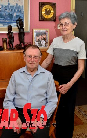 Pándi Oszkár feleségével Pándi Oszkár feleségével