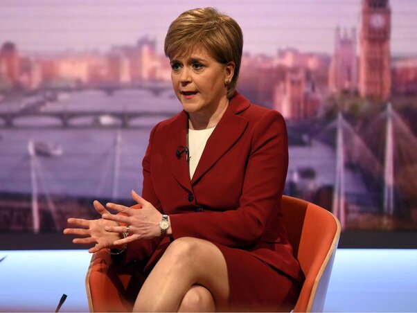 Nicola Sturgeon (Fotó: independent.co.uk)