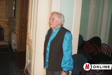 Horváth Emma tanárnő József Attila-verset mondott el (kép: Lukács Melinda)