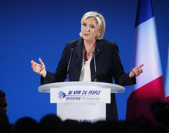 Marine Le Pen (Fotó: Beta/AP)