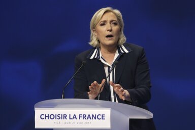 Marine Le Pen ( A Beta archív felvétele)