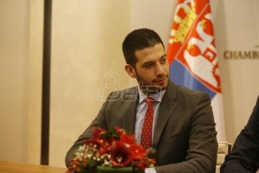 Vanja Udovičić sport- és ifjúságügyi miniszter (Fotó: Beta)