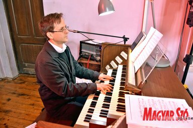 Borbély Zoltán orgonaművész (Fotó: Gergely Árpád)