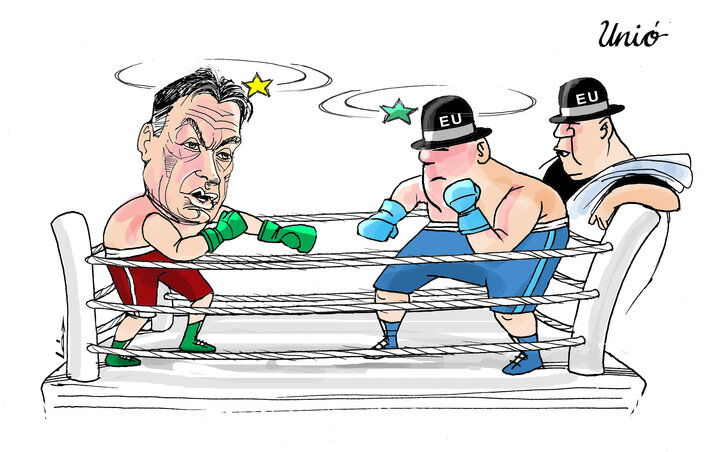 Léphaft Pál karikatúrája Léphaft Pál karikatúrája