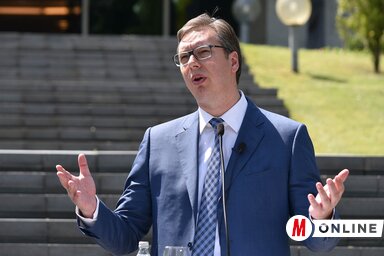 Tőle függ, ki lesz a kormányalakító: Aleksandar Vučić (Ótos András felvétele)