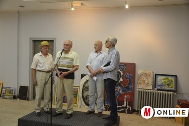 Kerekes Sándor, Boros György, Mile Tasić és Đuro Maravić (Fotó: Paszterkó Erika)