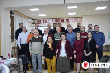 A kúlai Népkör MMK vasárnap megválasztott vezetősége (Paraczky László felvétele)