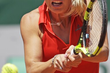 Caroline Wozniacki vezetett a második esőszünet előtt