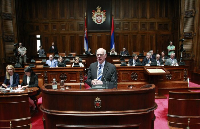 Norbert Lammert: Az elmúlt években Németország volt Szerbia legfontosabb kereskedelmi partnere és donátora (Fotó: Beta)